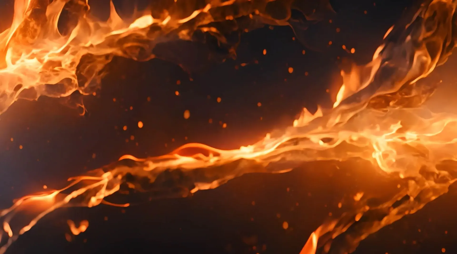 Dynamic Fiery Background Animation